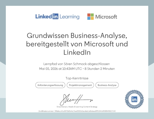 Grundwissen Business-Analyse